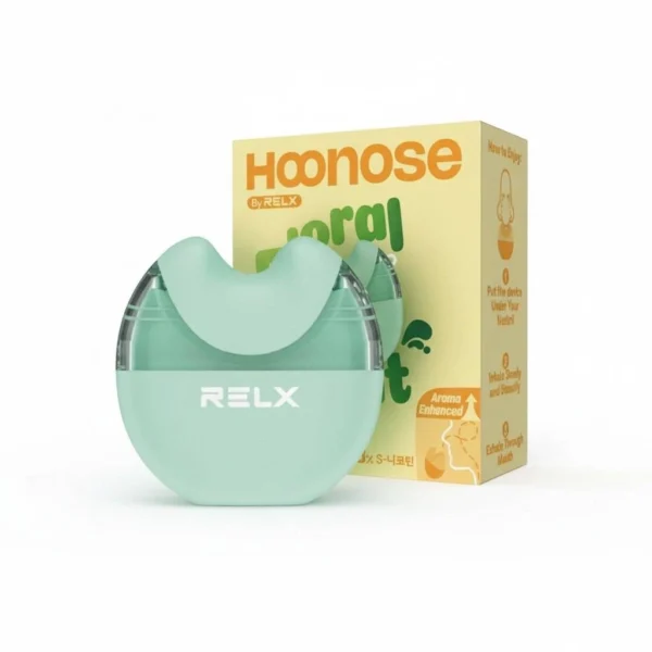 【RELX 悅刻 Hoonose】4000口霧化鼻吸棒｜天然薄荷成分 × 拋棄式鼻吸設計｜台灣現貨秒發